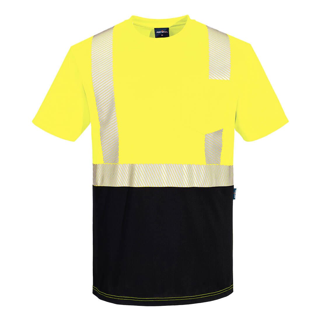 Hi-Vis Segmented Tape Contrast T-Shirt S/S
